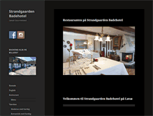 Tablet Screenshot of hotel-strandgaarden.dk